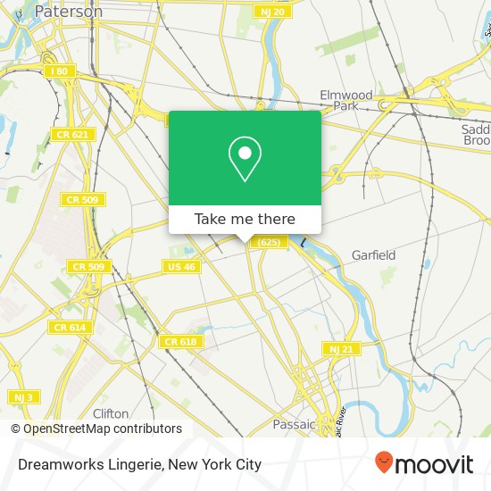 Dreamworks Lingerie map