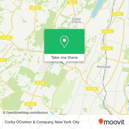 Corby OConnor & Company map