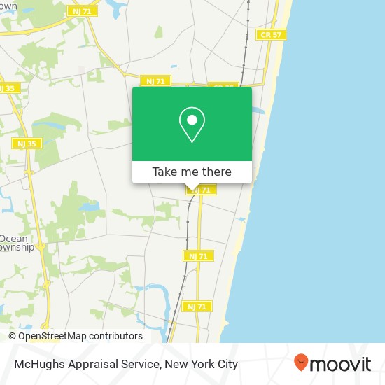 McHughs Appraisal Service map