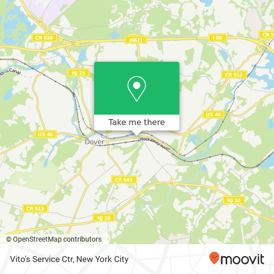 Vito's Service Ctr map