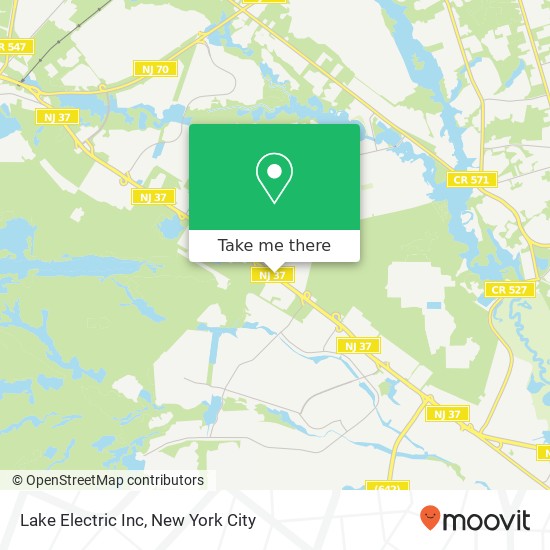 Mapa de Lake Electric Inc