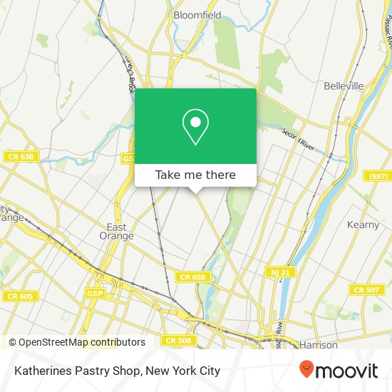 Mapa de Katherines Pastry Shop