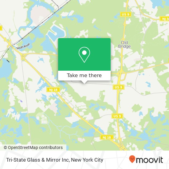Tri-State Glass & Mirror Inc map