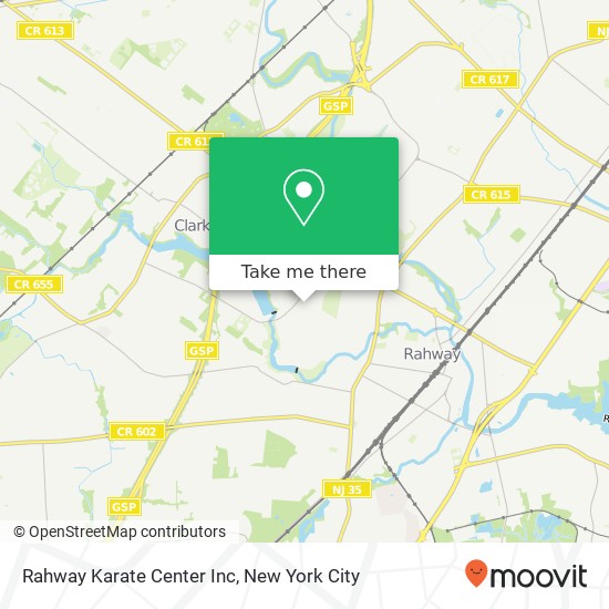 Mapa de Rahway Karate Center Inc