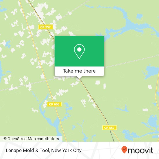 Lenape Mold & Tool map