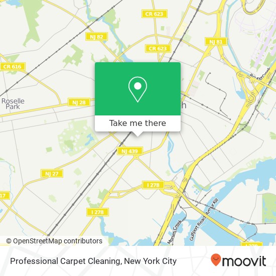 Mapa de Professional Carpet Cleaning