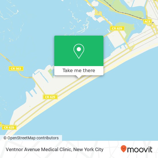 Mapa de Ventnor Avenue Medical Clinic