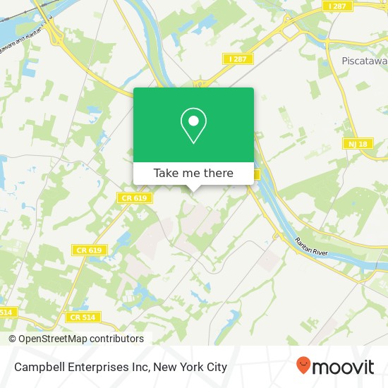 Campbell Enterprises Inc map