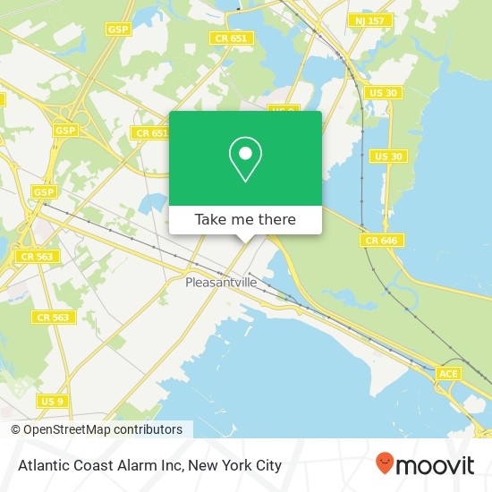 Mapa de Atlantic Coast Alarm Inc