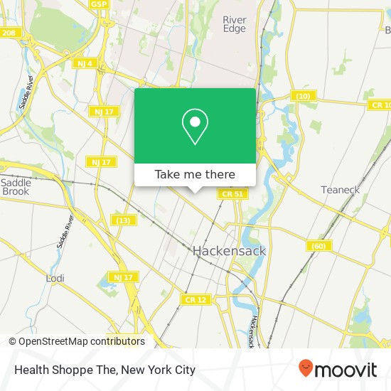 Health Shoppe The map