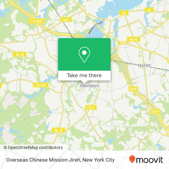 Mapa de Overseas Chinese Mission-Jireh