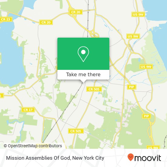 Mapa de Mission Assemblies Of God