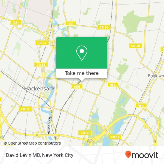 David Levin MD map