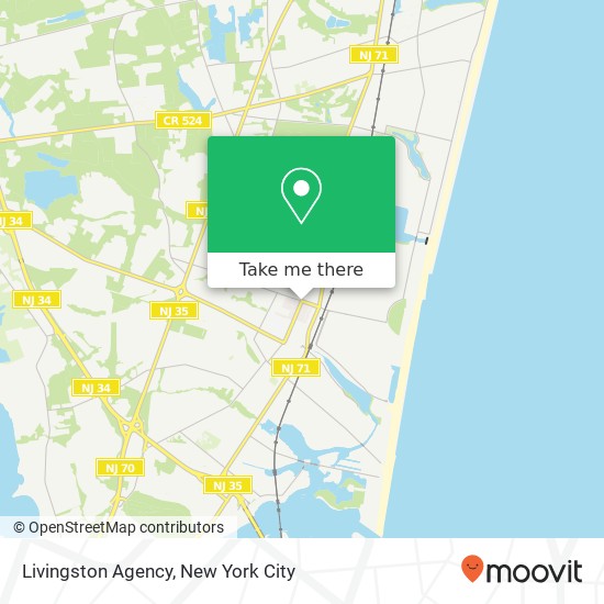 Livingston Agency map