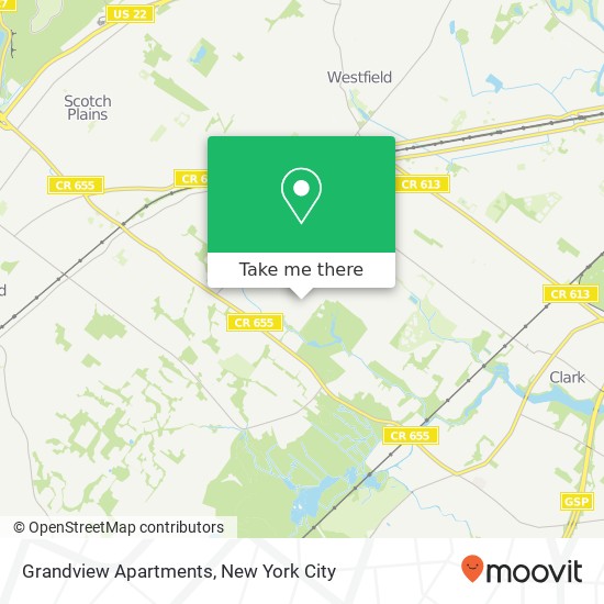 Grandview Apartments map