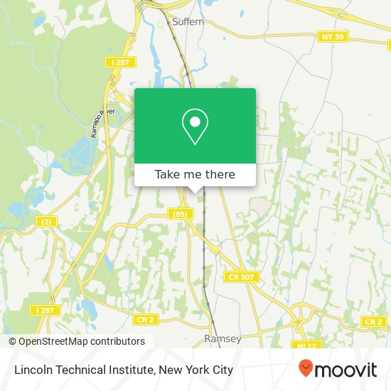 Lincoln Technical Institute map
