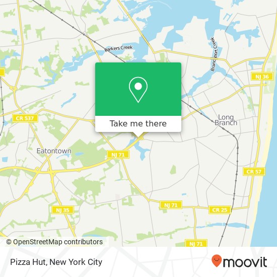 Pizza Hut map