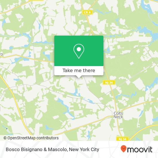 Bosco Bisignano & Mascolo map