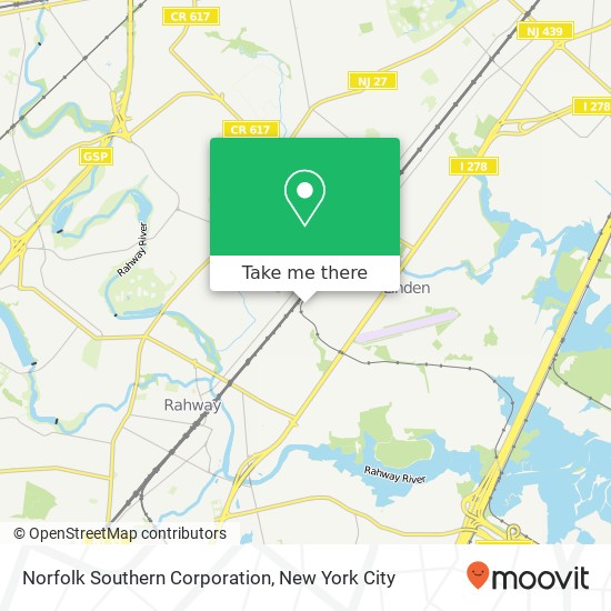 Mapa de Norfolk Southern Corporation
