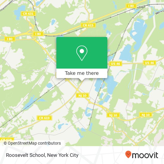 Roosevelt School map