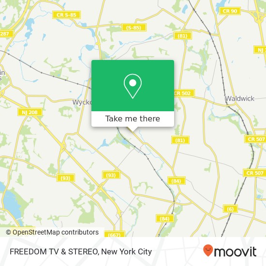 Mapa de FREEDOM TV & STEREO