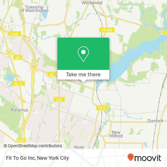 Fit To Go Inc map