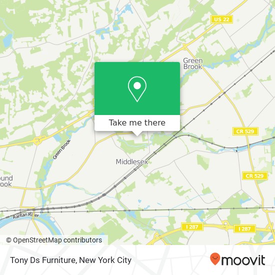 Tony Ds Furniture map