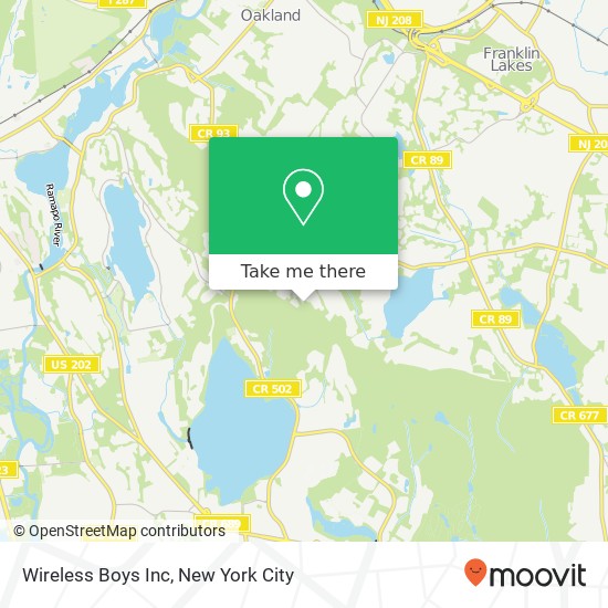 Wireless Boys Inc map