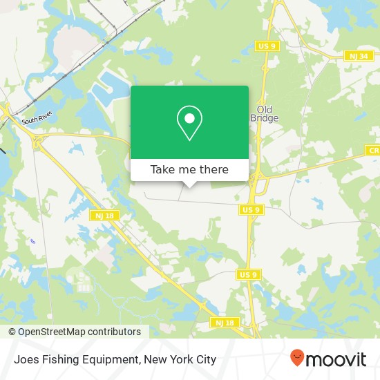 Joes Fishing Equipment map