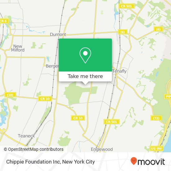 Chippie Foundation Inc map