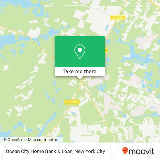 Mapa de Ocean City Home Bank & Loan