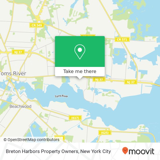 Mapa de Breton Harbors Property Owners