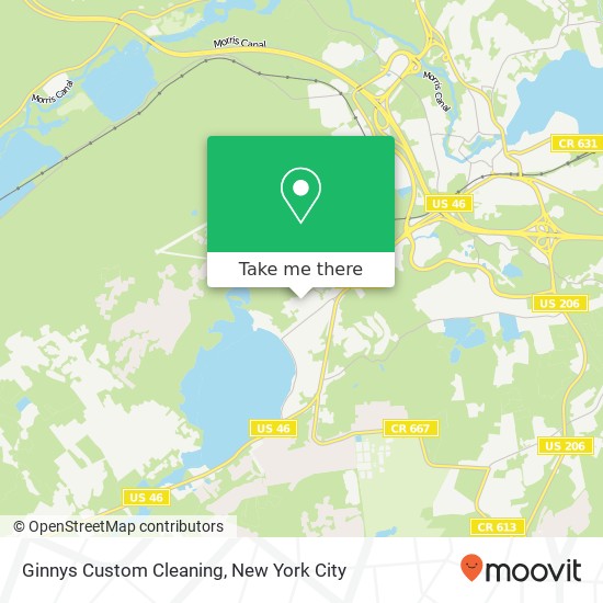 Ginnys Custom Cleaning map