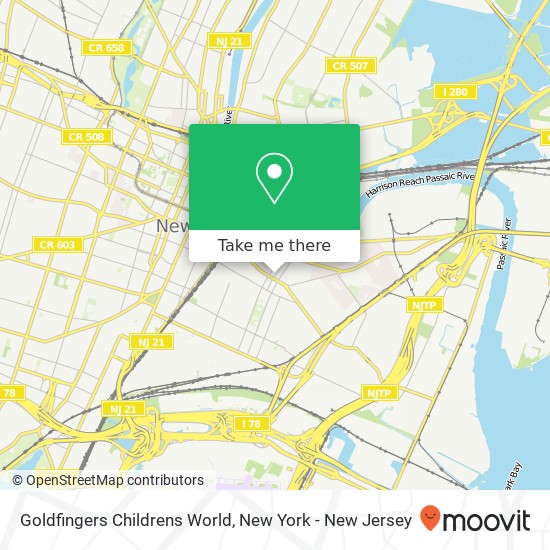 Mapa de Goldfingers Childrens World