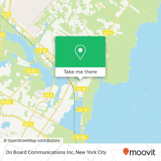 On Board Communications Inc map