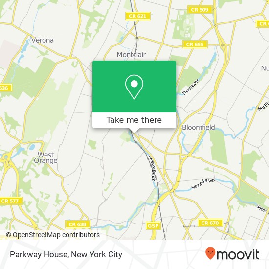 Mapa de Parkway House