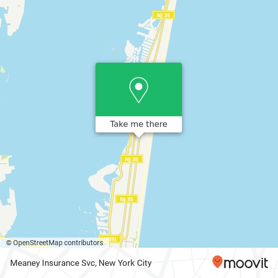 Meaney Insurance Svc map