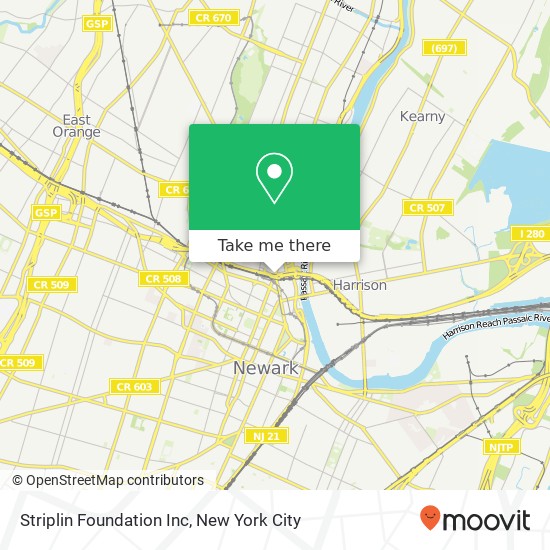 Striplin Foundation  Inc map