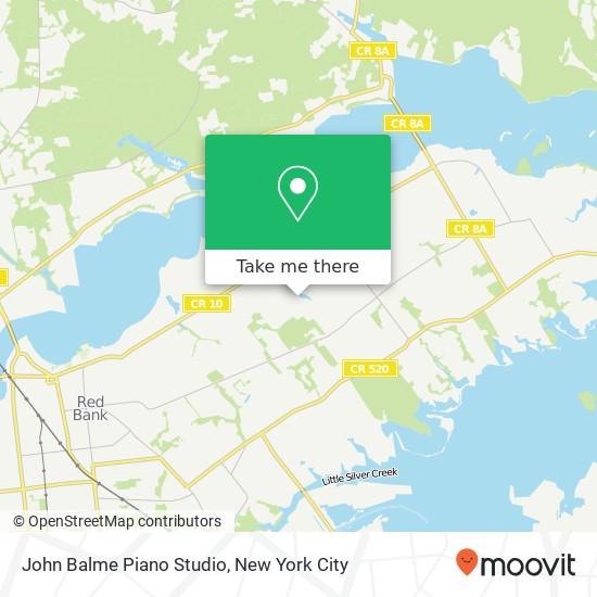 John Balme Piano Studio map