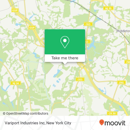 Mapa de Variport Industries Inc