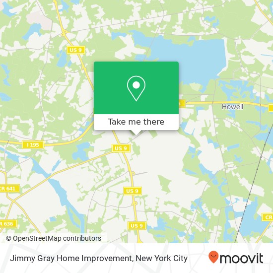 Jimmy Gray Home Improvement map
