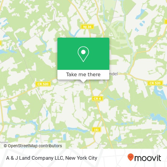 A & J Land Company LLC map