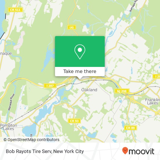 Bob Rayots Tire Serv map