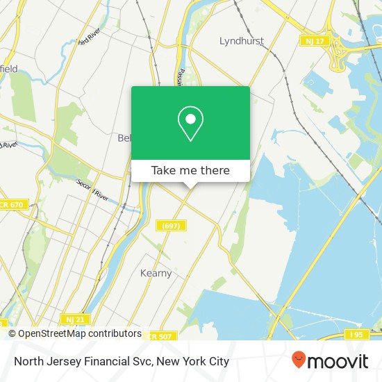 Mapa de North Jersey Financial Svc