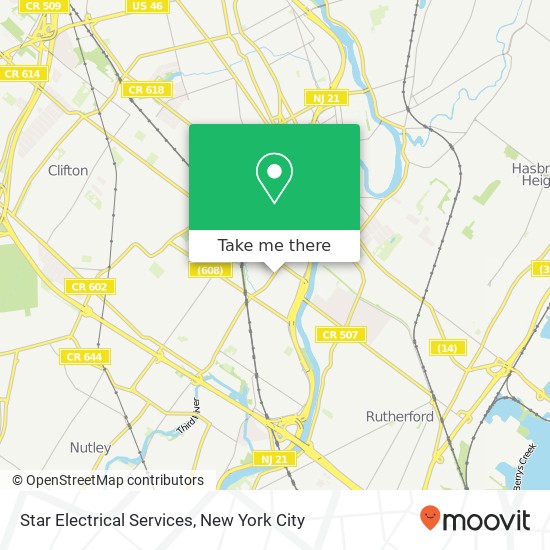Star Electrical Services map