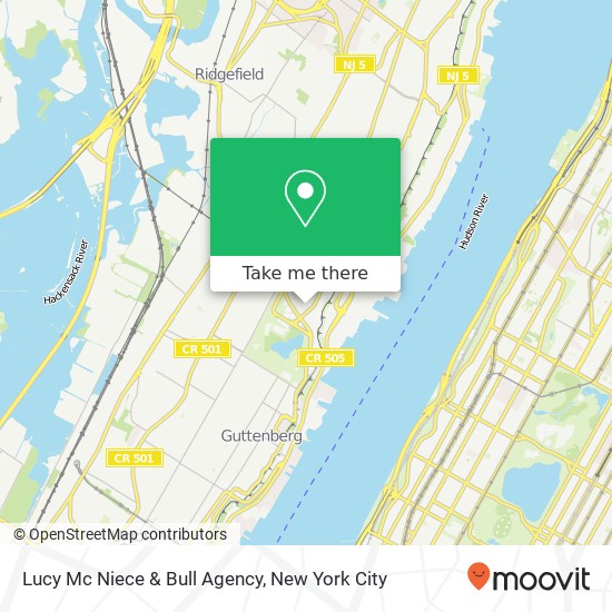 Lucy Mc Niece & Bull Agency map