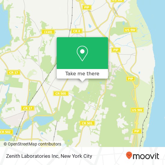 Mapa de Zenith Laboratories Inc