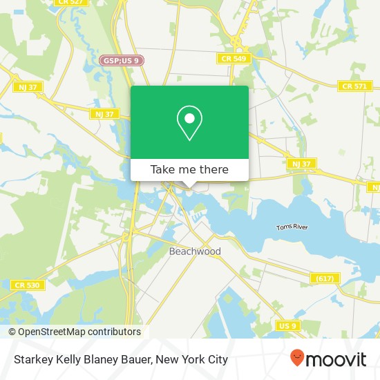 Mapa de Starkey Kelly Blaney Bauer