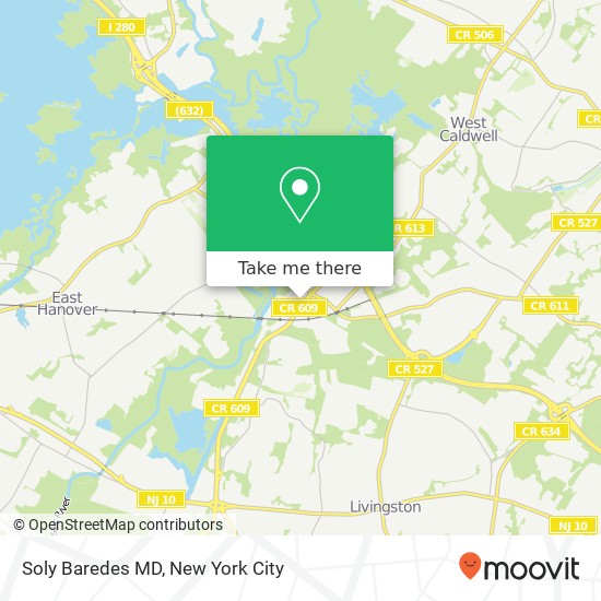 Soly Baredes MD map