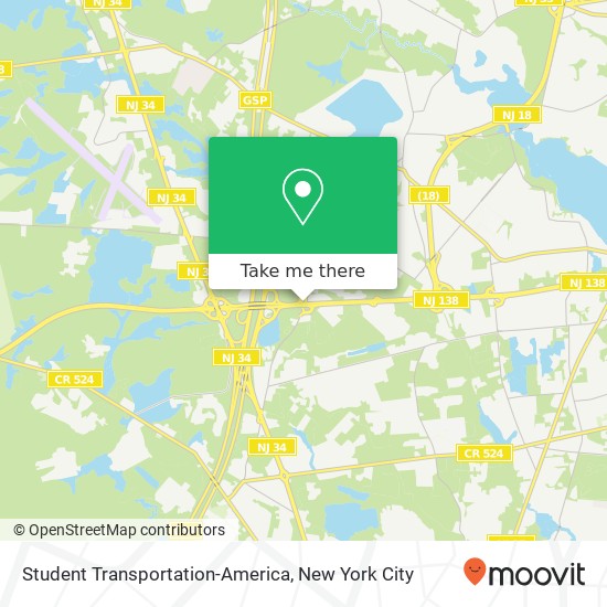 Student Transportation-America map